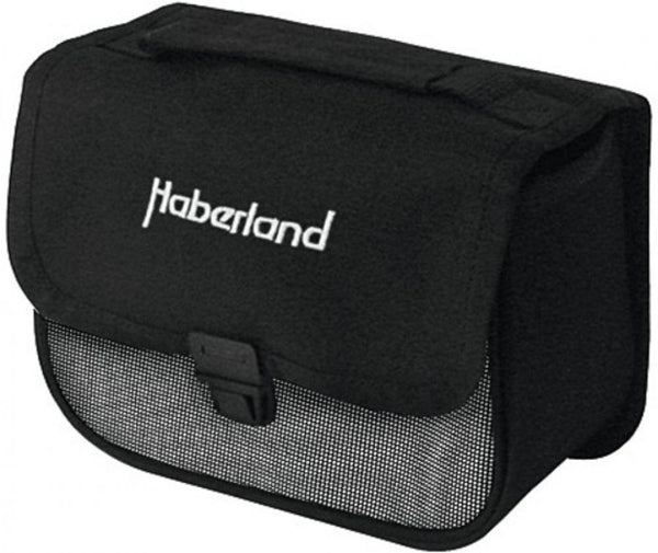 Haberland Lenkertasche schwarz silber Größe 18x11x15 cm 2l