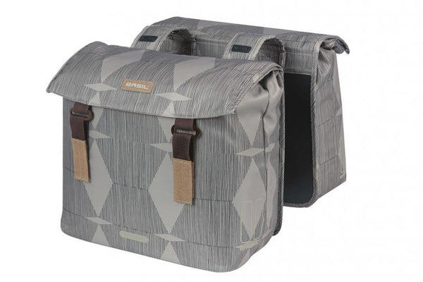 Basil Doppelpacktasche Elegance chateau taupe Größe 16x40x38 cm 40-49ltr.