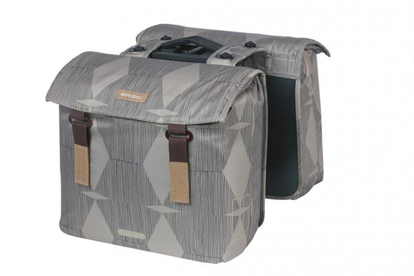 Basil Doppelpacktasche MIK Elegance chateau taupe Größe 42,5x38x16 cm 40 bis 49l