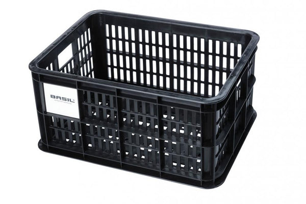 Basil Fahrradkasten Crate S schwarz 40,4x29,8x22,6 cm