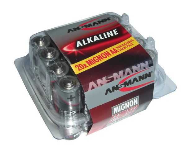 Ansmann Batterie Alkaline Mignon LR 06 1,5 V, 1 x = 1 Box mit 20 Stück!