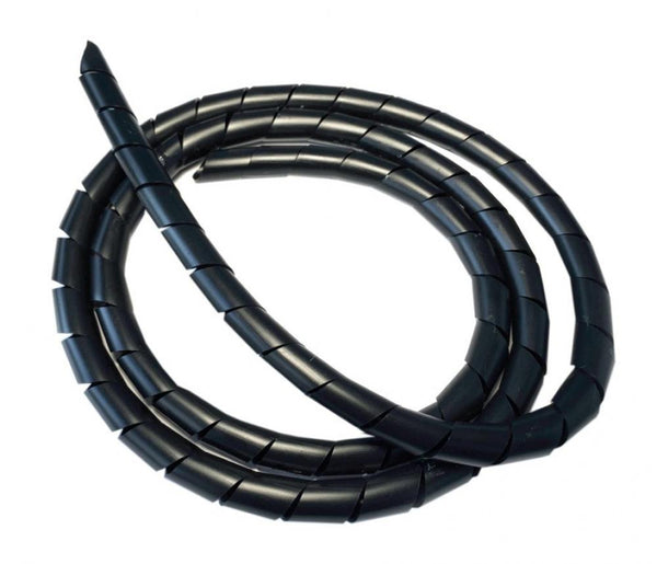 Ridewill Spiralband schwarz flexibel 5m Rolle Ø 8 mm kürzbar