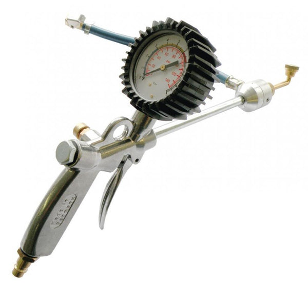 Reifenfüllpistole Tip Top m.Manometer für DV/SV/AV, bis 10 bar/145 psi