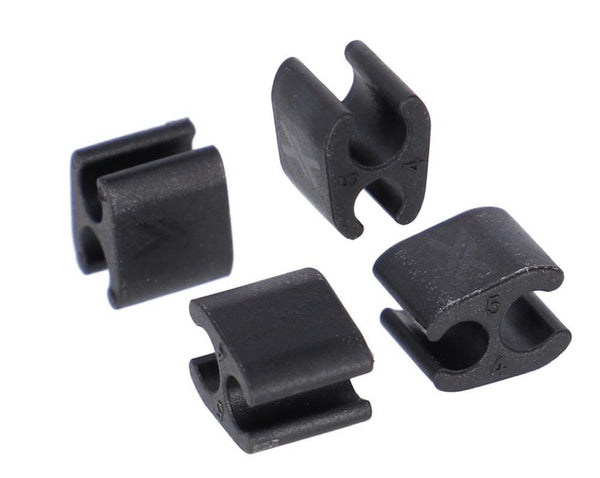 XLC Kabelclip BR-X119 Ø4mm Kabel, Ø5mm Aussenhülle 30er Set