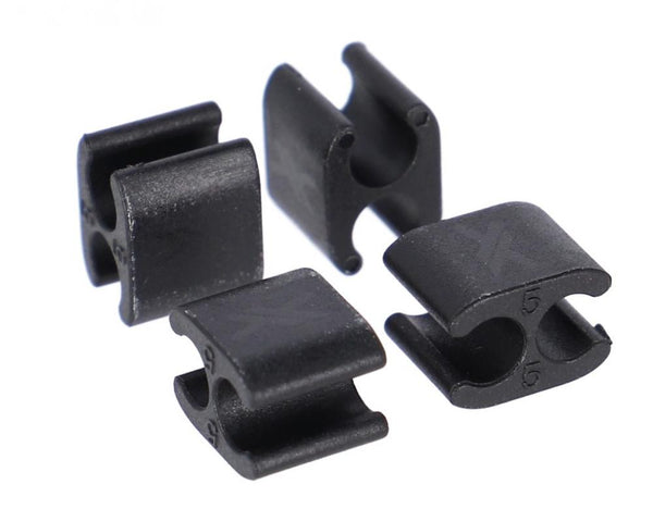 XLC Kabelclip BR-X122 Ø5mm Kabel, Ø5mm Aussenhülle 30er Set