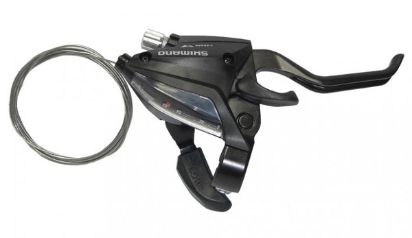 SHIMANO Schalt-/Bremshebel ST-EF500 8-fach Rechts 2 Finger - 8-fach, Schwarz
