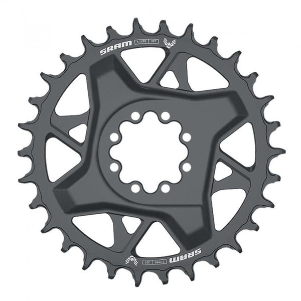 SRAM Kettenblatt T-Type GX Eagle D1 34 Zähne Alu DM 3mm Offset polargrau