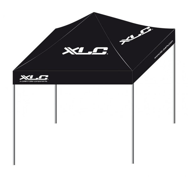 XLC Zelt inkl Seitenwand schwarz 3x3m mit Transporttasche