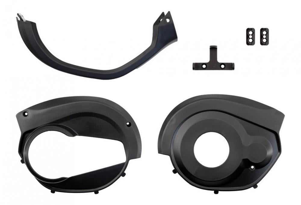 Haibike GEN3 Alloy Motorabdeckungs Set li/re/mi, Montageplatte, Befestigungspl