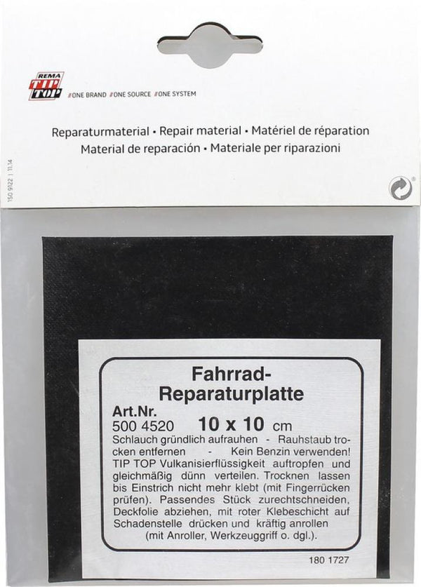 Rema Tip Top Schlauch-Reparaturplatte TT SB 10x10 cm