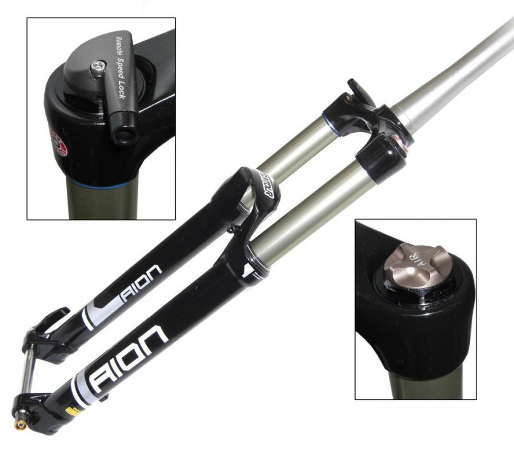 SR Suntour Federgabel SF15 AION LOR 15QLC32 29 Zoll schwarz matt Tapered Schaftlänge 272 15mm 130mm
