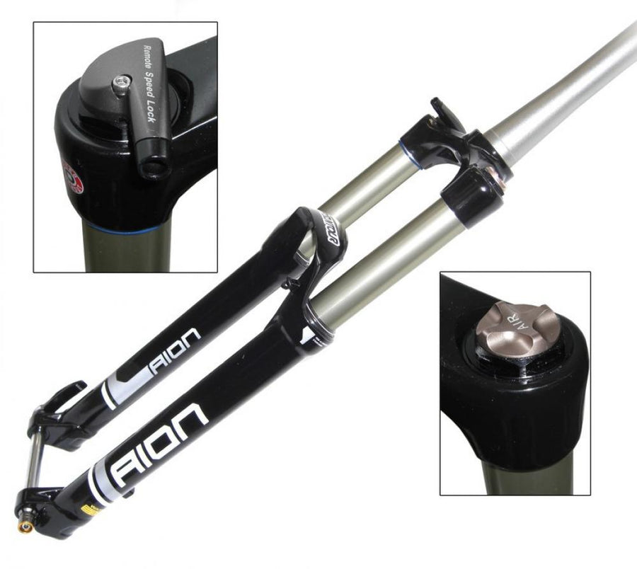 SR Suntour Federgabel SF15 AION LOR 15QLC32 29 Zoll schwarz matt Tapered Schaftlänge 272 15mm 130mm