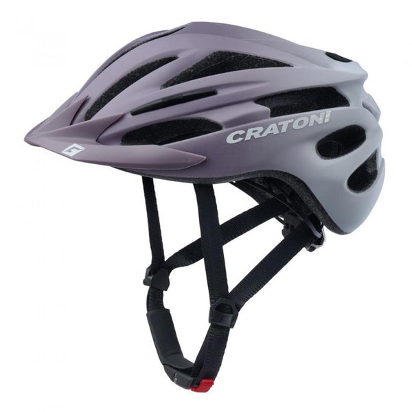 Cratoni Fahrradhelm Pacer Jr purple white matt S/M 54 bis 58cm