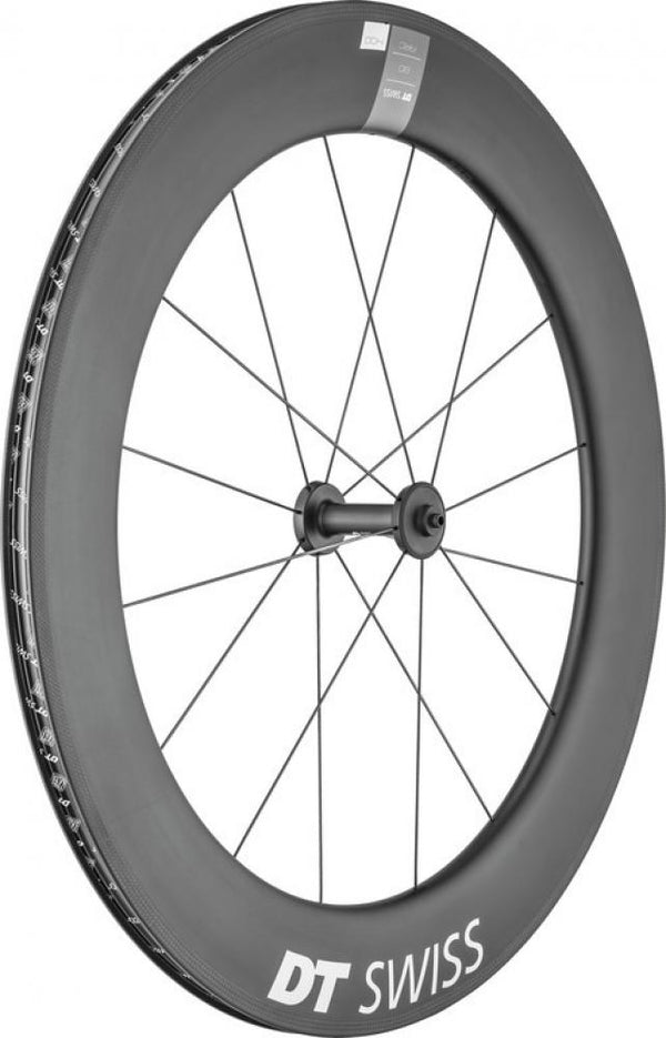 DT SWISS Laufrad (Vorderrad) ARC1400 Dicut 80 28/17mm Carbon, 100/5 mm QR Stahl