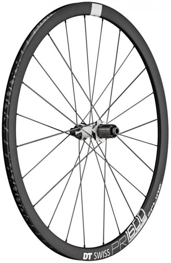 DT SWISS Laufrad (Hinterrad) PR 1600 Spline DB 32 Alu, sz, CL, 142/12mm TA, Shimano