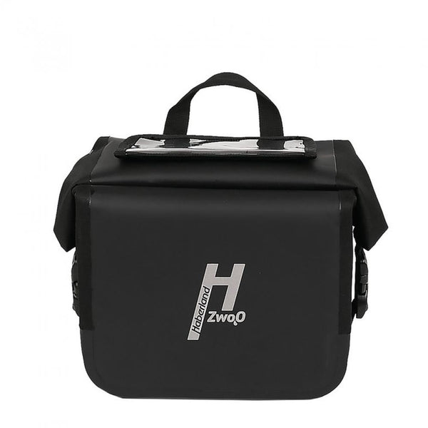 Haberland Lenkertasche H2O wasserdicht sw, 25x21x15cm, 8ltr,inkl. Lenkeradapter