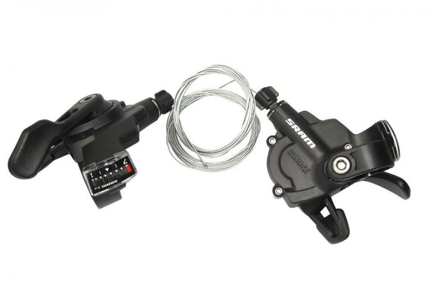 Sram Trigger-Schalter-Set X3, 7-Gang hinten 1:1 - 00.7015.093.030 Index Front 3-Gang