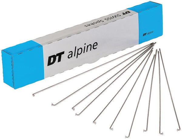 DT SWISS Speichen Alpine 2.0X2.34X286Mm Karton 100 Stück Silber Nirosta Ohne Nippel