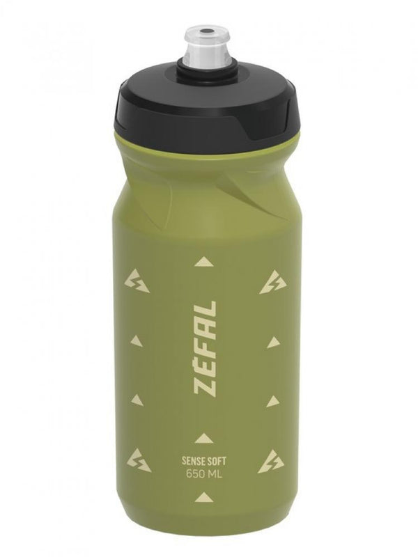 Zefal Trinkflasche Sense Soft 65 650ml oliv grün Höhe 193mm