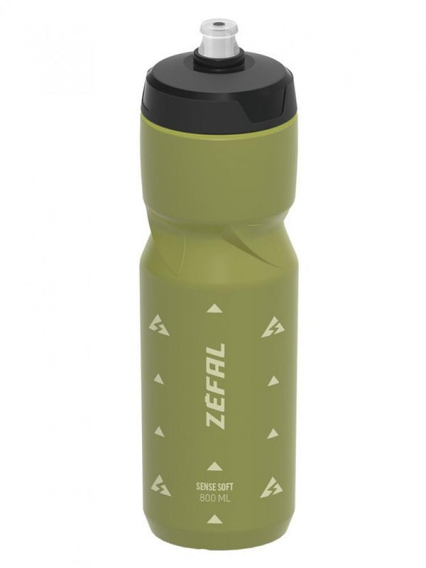 Zefal Trinkflasche Sense Soft 80 800ml oliv grün Höhe 229mm