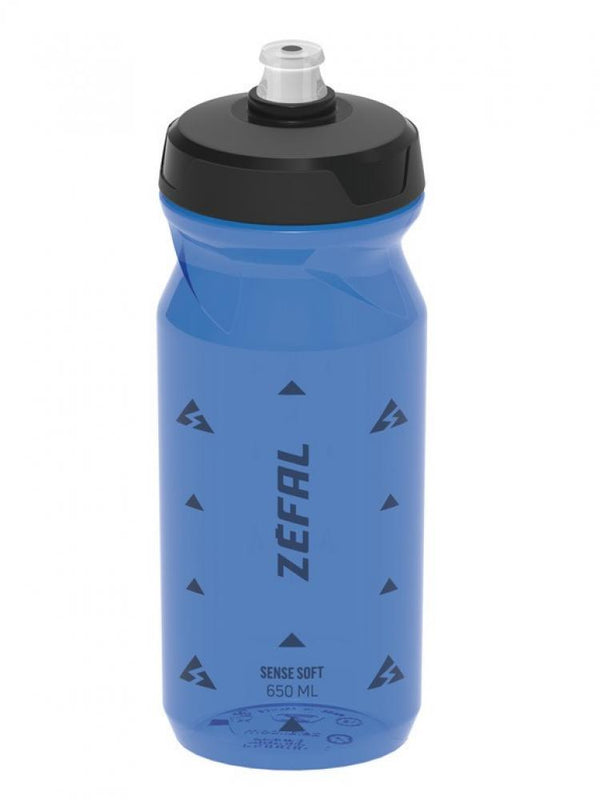 Zefal Trinkflasche Sense Soft 65 650ml transluzent blau Höhe 193mm