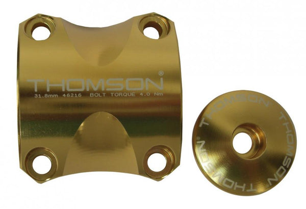 Thomson Lenkerklemmung Kit Elite X4 MTB 31,8 gold