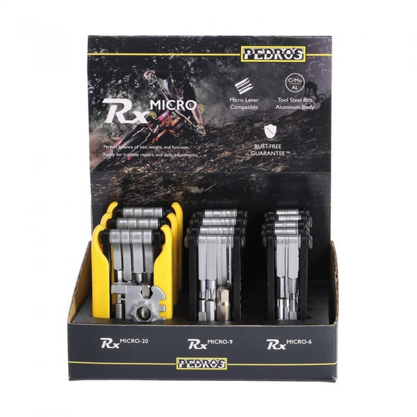 Pedros Multitool Display 3 Rx Micro-20,4 Rx Micro-9,5 Rx Micro-6