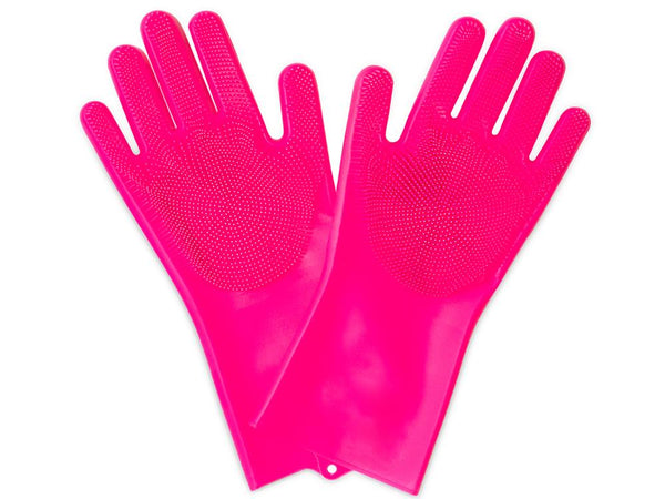 Muc Off Deep Scrubber Gloves pink XL