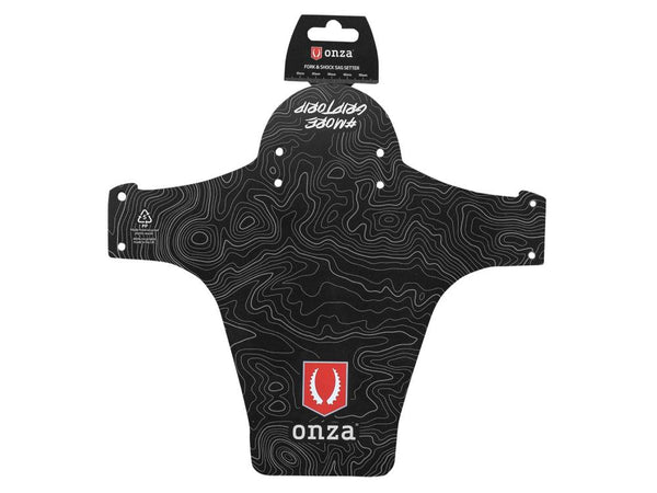 Onza Tires Mud Guard Front, black