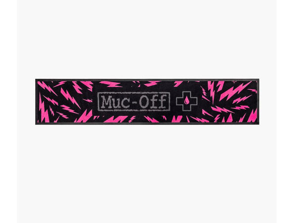 Muc Off Absorbing Bike Mat 200x40cm black/pink