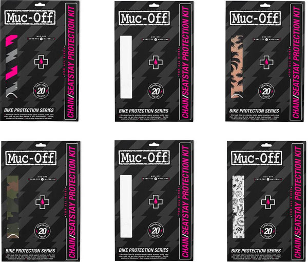 Muc Off Chainstay Protection Kit camo black/green
