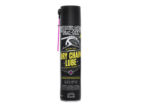 Muc Off Motorcycle Dry Chain Lube 400ml aerosol black