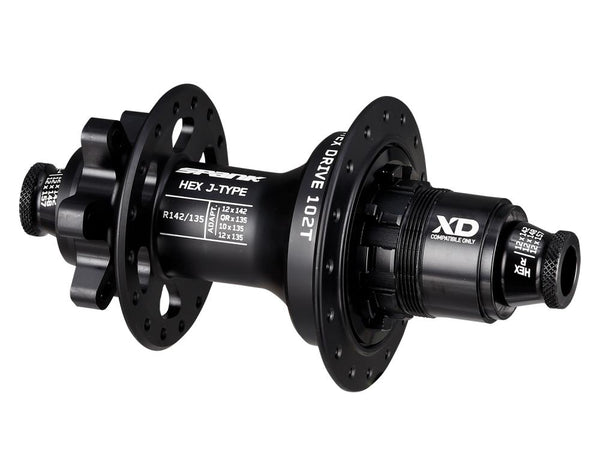 Spank HEX J-Type R135/142 XD Hub 102T 32H rear hub black 32