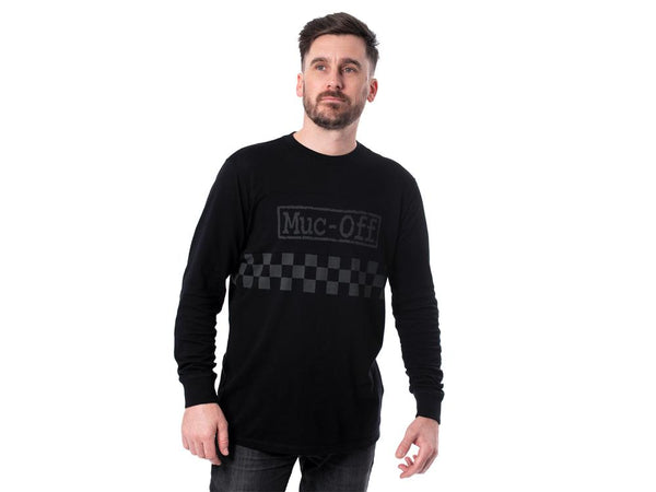 Muc Off Moto Long Sleeve Mesh Jersey schwarz M