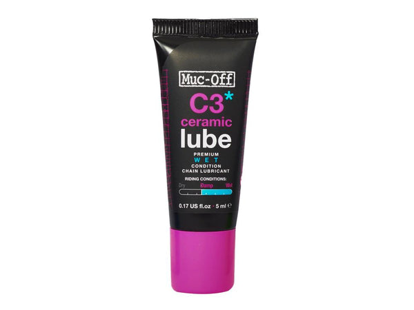 Muc Off C3 Ceramic Wet Lube Sample 5 ml pink