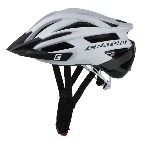 Cratoni Helm Agravic MTB weiß schwarz glanz L/XL 58 bis 62cm