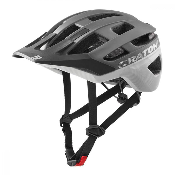 Cratoni Helm AllRace MTB anthrazit weiß matt M/L 56 bis 61cm