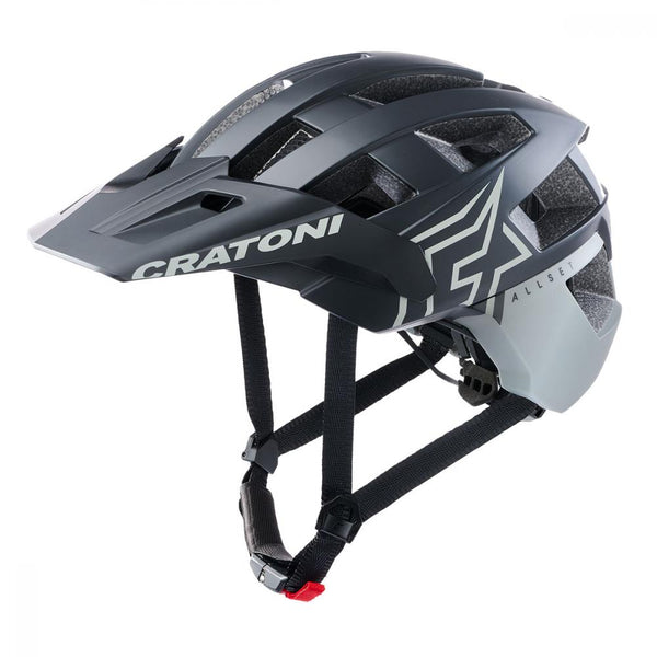 Cratoni Helm AllSet Pro MTB schwarz grau matt M/L 58 bis 61cm