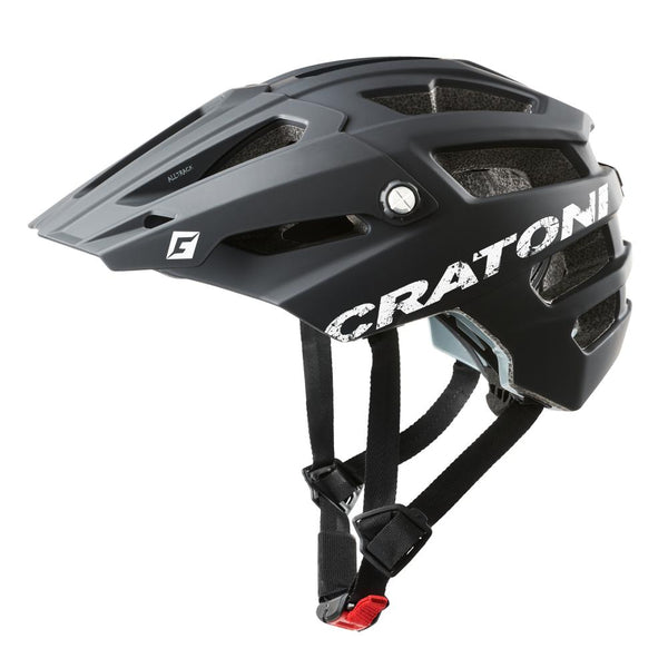 Cratoni Helm AllTrack MTB schwarz gummiert M/L 58 bis 61cm