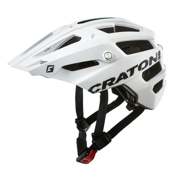 Cratoni Helm AllTrack MTB weiß gummiert M/L 58 bis 61cm