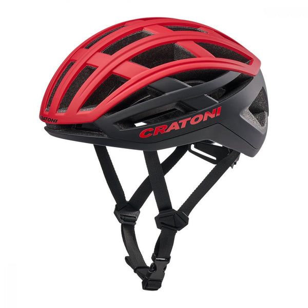 Cratoni Fahrradhelm  C-AirLite red-black matt  Größe L-XL  (58-61 cm)