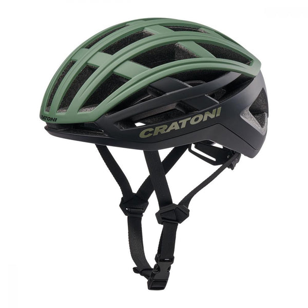 Cratoni Fahrradhelm  C-AirLite sage-black matt  Größe L-XL  (58-61 cm)