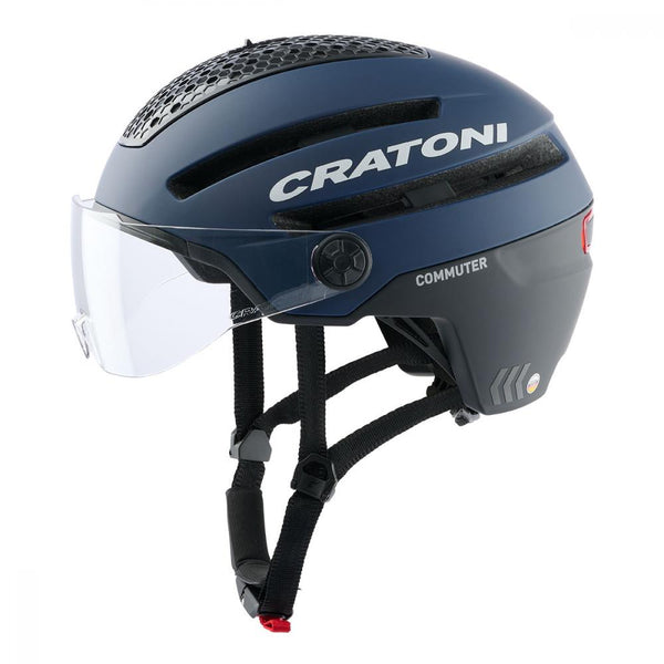 Cratoni Helm Pedelec Commuter blau matt M/L 58 bis 61cm