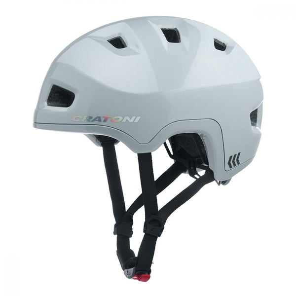 Cratoni Fahrradhelm C-Root City silverfrost glänzend M/L 58 bis 61cm