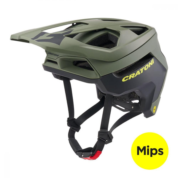 Fahrradhelm Cratoni MadFlex MIPS RECCO olive matt, Gr. S/M (54-58cm)