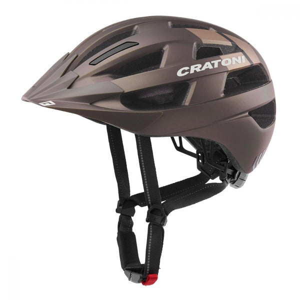 Cratoni Fahrradhelm Velo-X City braun metallic matt S/M 52 bis 57cm