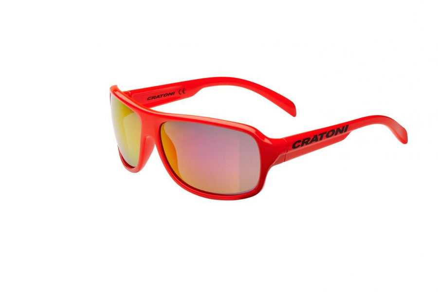 Cratoni Sportbrille  C-Ice Jr. Junior  red glossy  Größe UNI