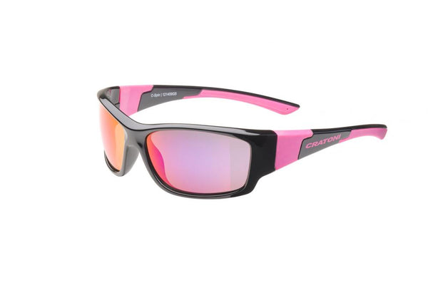 Cratoni Sportbrille  C-Spin  black-pink glossy  Größe UNI