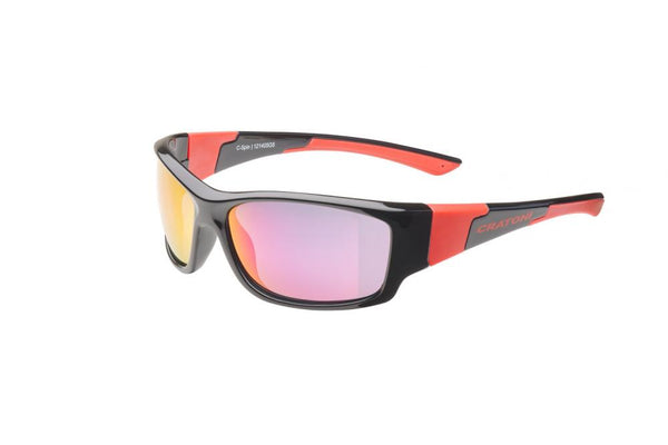 Cratoni Sportbrille  C-Spin  black-red glossy  Größe UNI