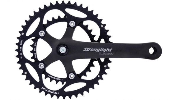 Stronglight Kurbelgarnitur 2F IMPACT 170 mm schwarz 34/48